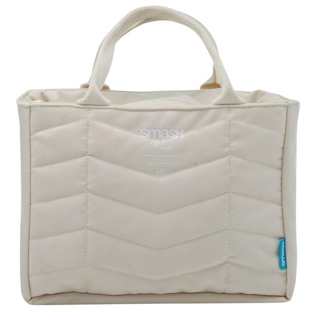 SMASH Planet Beige Chevron Lunch Bag