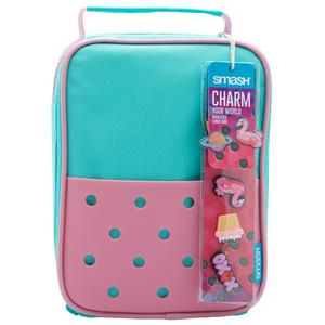 Smash Pink & Turquoise Charm Lunch Bag - gallery image 4