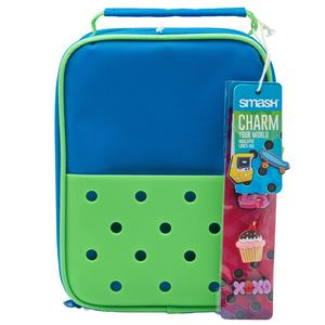 Smash Blue & Green Charm Lunch Bag - gallery image 3