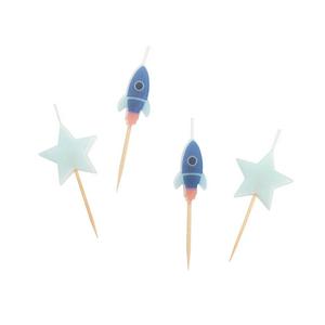 Sainsbury's Home Pack of 4 Spaceship Icon Candles