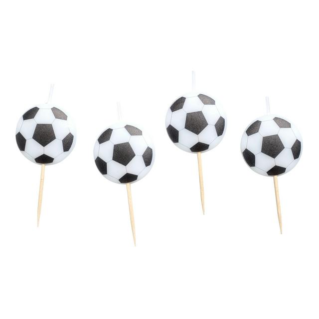 Sainsbury's Home Pack of 4 Football Icon Candles