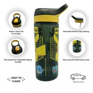 Hox Pokémon Pikachu Black Sipper Water Bottle - 600ml - gallery image 3