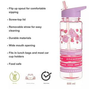 Hox Squishmallows Patty The Cow Sipper Water Bottle - 580ml - gallery image 2