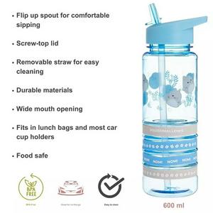Hox Squishmallows Gordon The Shark Sipper Water Bottle - 580ml - gallery image 2