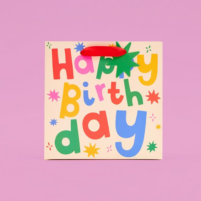 Scribbler Happy Birthday Medium Gift Bag