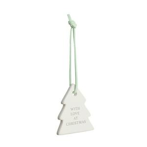 Sainsbury's Home Mini Ceramic Keepsake - With Love At Christmas Single Decoration
