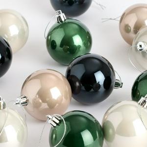 Habitat Pack of 24 Shatterproof Timeless Christmas Baubles   - gallery image 4