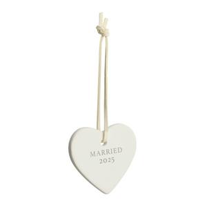 Sainsbury's Home Mini Ceramic Keepsake - Wedding Single Decoration