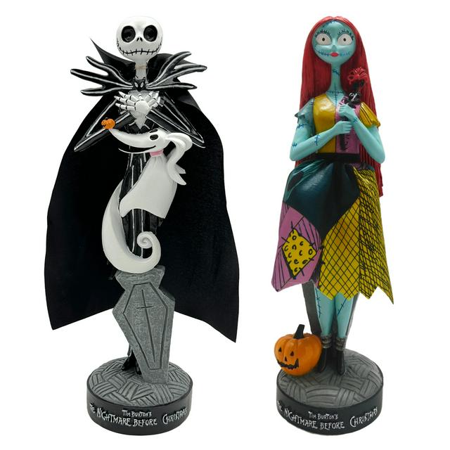 Nightmare Before Christmas Jack & Sally Halloween Ornament Assortment - gallery image 1
