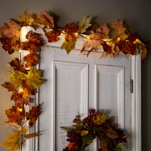 Sainsbury's Home Light Up Leaf Garland - gallery image 2