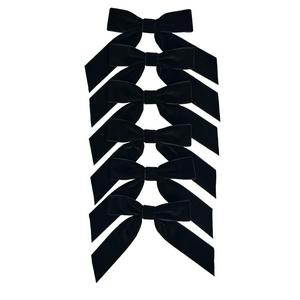 Sainsbury's Home Pack of 6 Bows - Black - gallery image 2