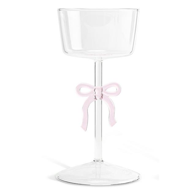 Habitat Glass Bow Pillar Candle Holder - gallery image 1