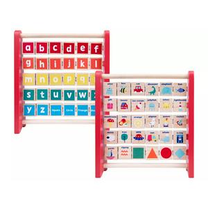 Chad Valley Wooden Alphabet Abacus