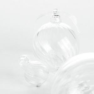 Habitat Pack of 6 Handblown Mixed Size Swirl Glass Bauble - gallery image 3