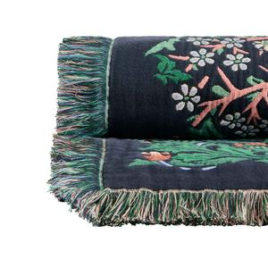 Habitat x Morris & Co. Blackthorn Throw - Green - 125x150cm - gallery image 3