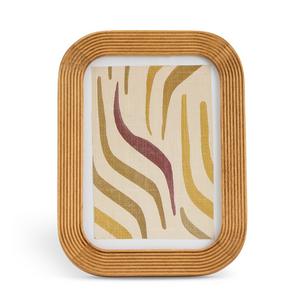 Habitat Ribbed Wooden Frame - Natural - 5x7