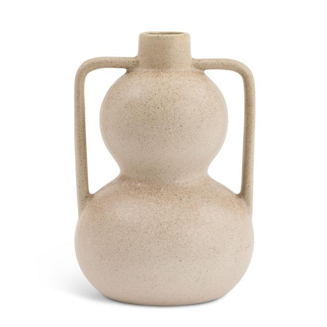 Habitat Gourd Handled Ceramic Vase
