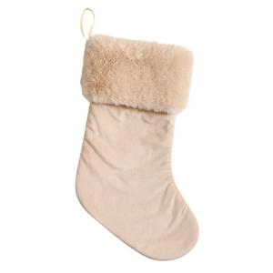 Habitat Taupe Fur Christmas Stocking - gallery image 4