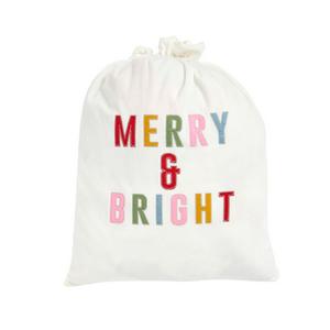 Habitat Merry & Bright Off White Christmas Sack - gallery image 3