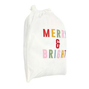 Habitat Merry & Bright Off White Christmas Sack - gallery image 4