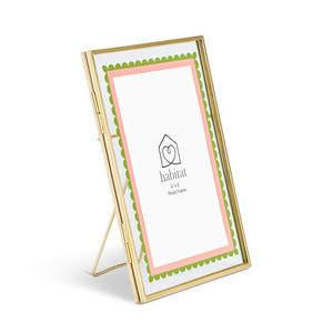 Habitat Scallop Glass Frame - Pink & Green - 4x6 - gallery image 3