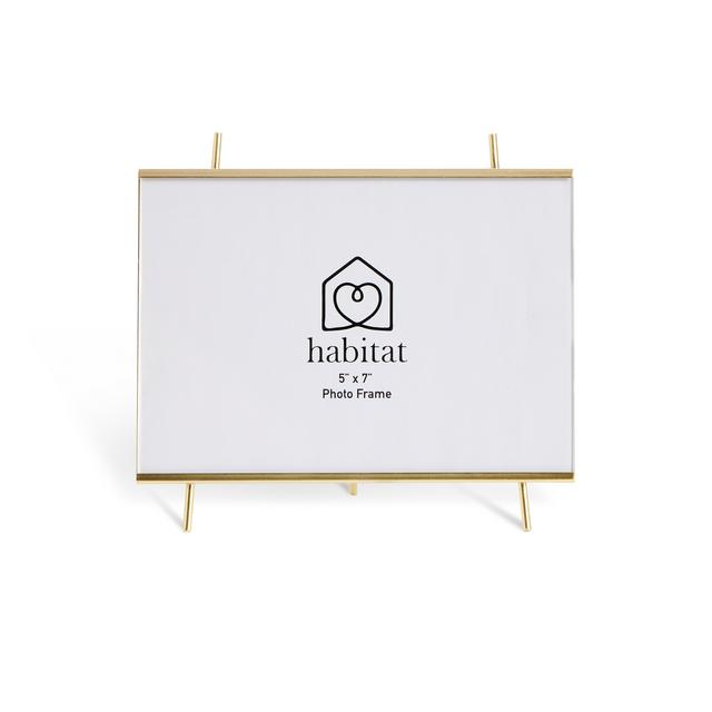 Habitat Glass Easel Photo Frame - 5x7