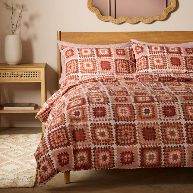 Habitat Autumnal Crochet Print Bedding Set - gallery image 1