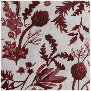 Sainsbury's Home Foliage Print Superking Bedding Set - Burgundy - gallery image 2