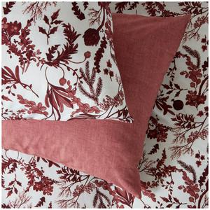 Sainsbury's Home Foliage Print Superking Bedding Set - Burgundy - gallery image 3