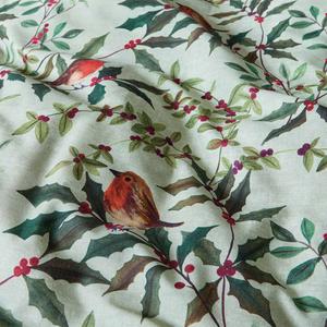 Sainsbury's Home Country Robin Foliage Bedding Set - Green - gallery image 4