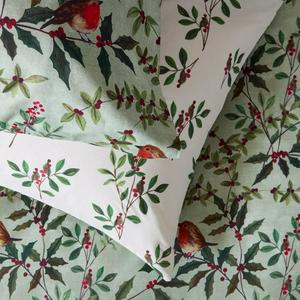Sainsbury's Home Country Robin Foliage Bedding Set - Green - gallery image 5