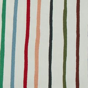 Habitat Floral & Stripe Reversible Cotton Table Runner - Green - gallery image 3