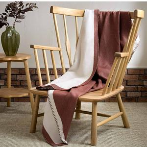 Habitat Autumn Blanket Stitch Throw - 125x150 - gallery image 2