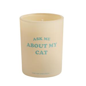 Sainsbury's Home Ask Me About My Cat Candle - gallery image 3