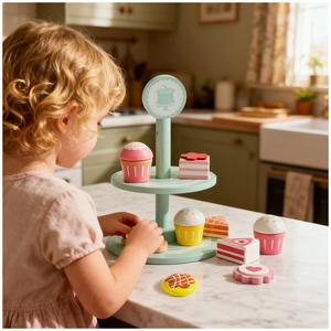Chad Valley Wooden Cake Stand - gallery image 5