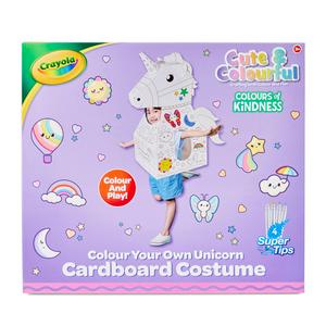 Crayola Dino/Unicorn Colour Your Own T Rex Cardboard Costume - gallery image 2