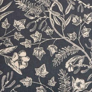 Habitat Mono Printed Winter Floral Cushion - 43x43 - gallery image 5