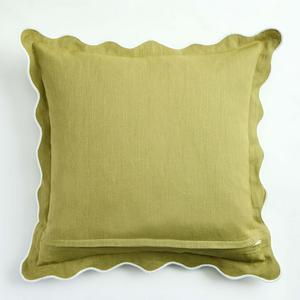 Habitat Scallop Cushion - Olive - 43x43 - gallery image 3