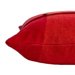 Sainsbury's Home Herringbone Check Cushion - Red - 43x43 - gallery image 4