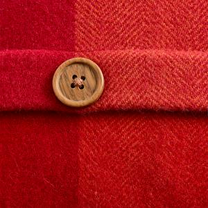 Sainsbury's Home Herringbone Check Cushion - Red - 43x43 - gallery image 5