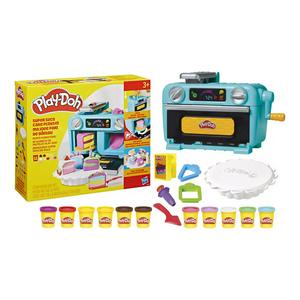 Play-Doh Super Slice Cake Playset with 11 Tubs & Accessories - gallery image 5