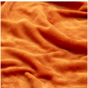 Sainsbury's Home Fleece Throw - Orange - 125x150 - gallery image 2