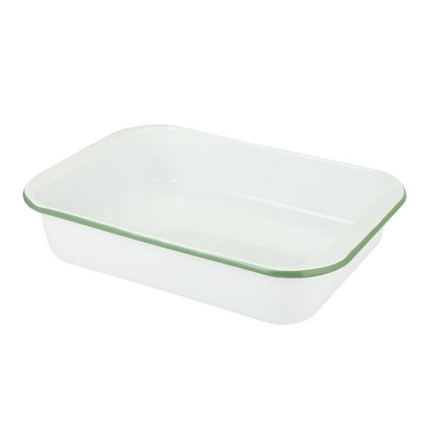 Sainsbury's Home 37cm Enamel Carbon Steel Roaster - gallery image 1