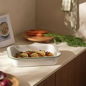 Sainsbury's Home 37cm Enamel Carbon Steel Roaster - gallery image 2