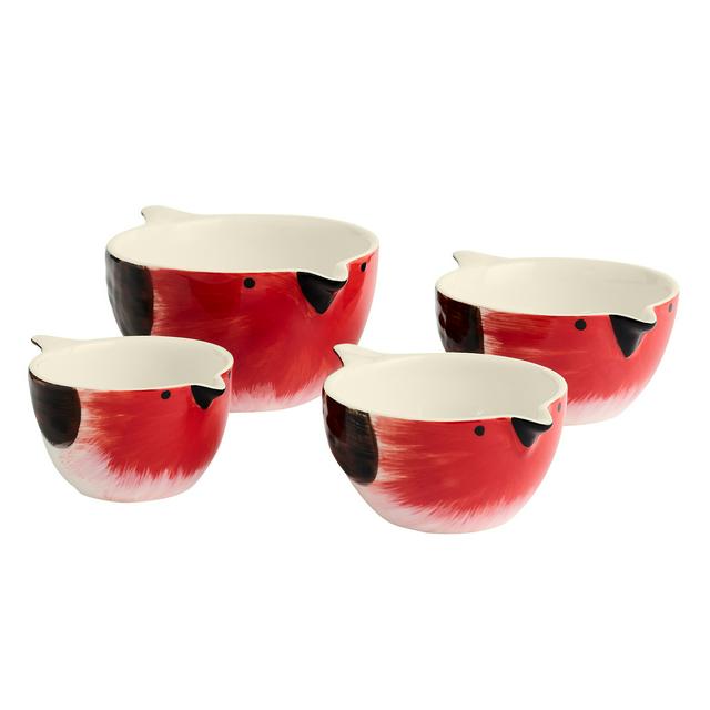 Sainsbury's Home Stoneware Robin Measuring Cups - gallery image 1