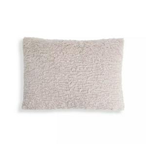Habitat Faux Shearling Cushion - Grey - 55x40cm - gallery image 2