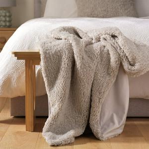 Habitat Shearling Throw - Grey - 15x200 - gallery image 2