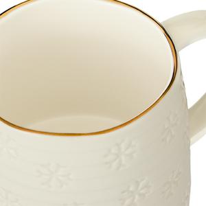 Sainsbury's Home Snowflake Mug - Beige - gallery image 4