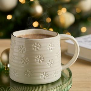 Vitbunana Matte Marble Ceramic Mug - 10oz Large Coffee & Tea Cup, Reinforced Porcelain - View #4