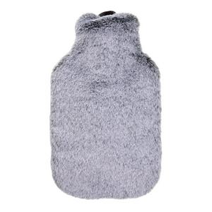Habitat 1L Hot Water Bottle with Grey Faux Fur Cover - gallery image 2
